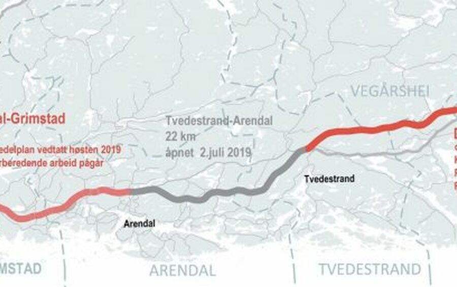 E18 Grimstad- Arendal