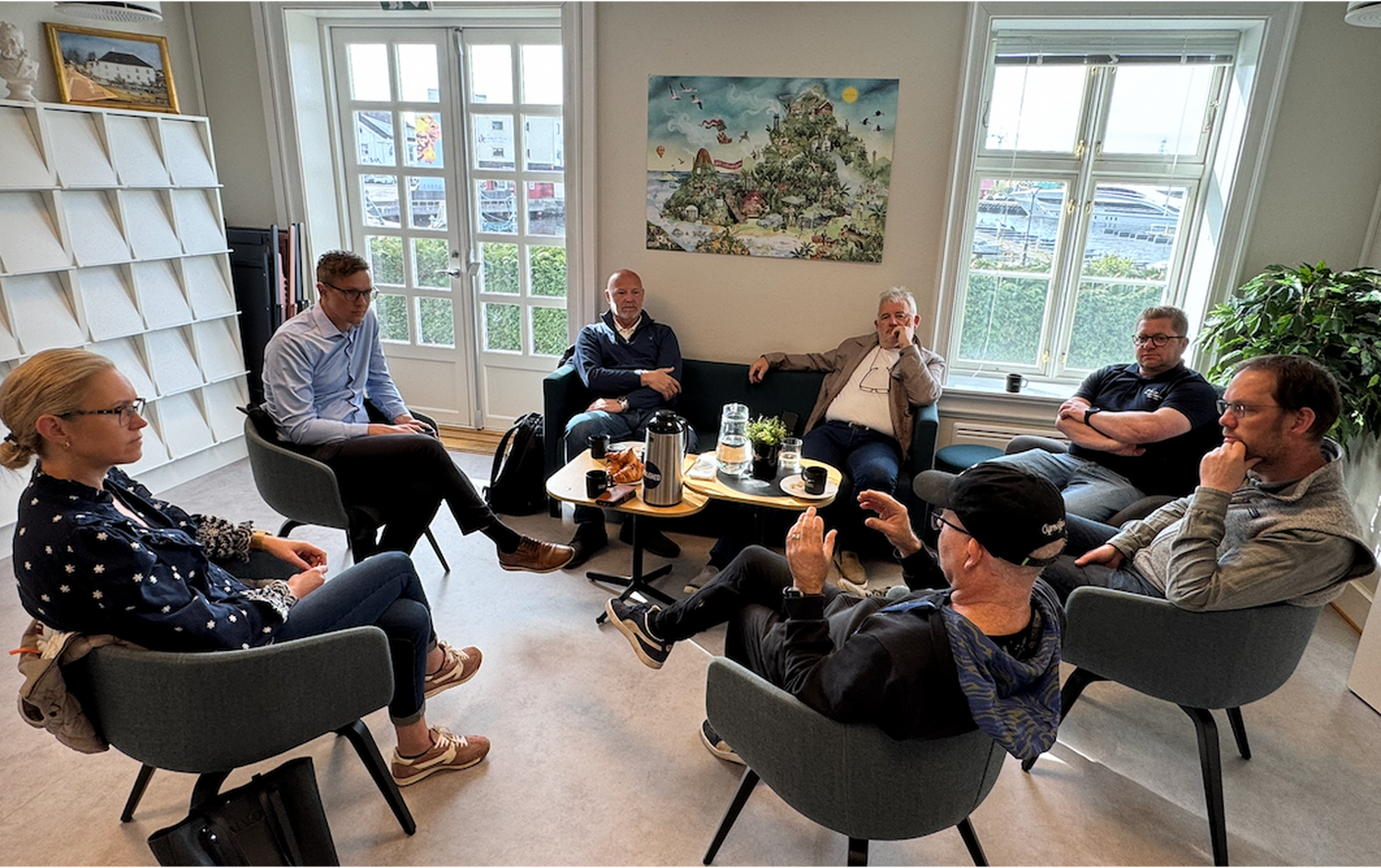 God dialog under morgenkaffe med ordføreren