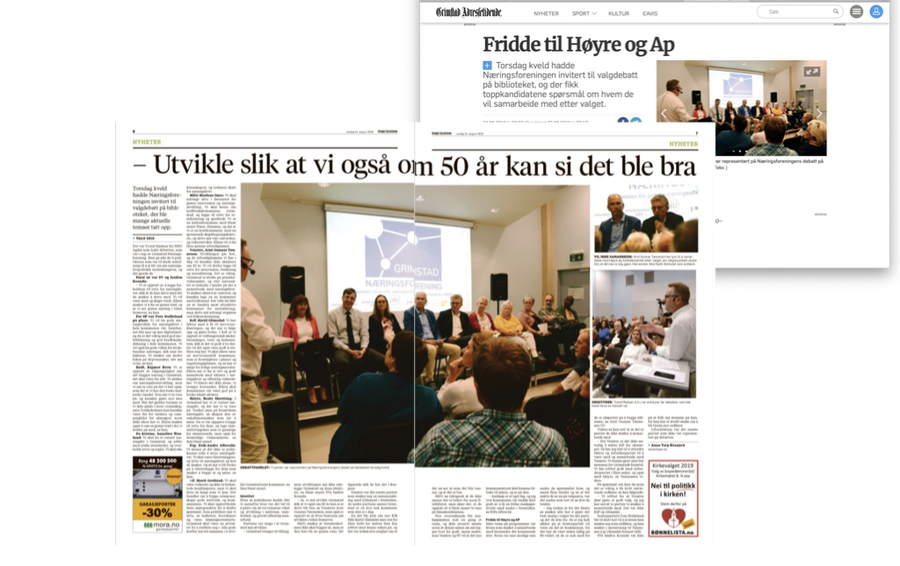 Stort engasjement under næringspolitisk valgdebatt